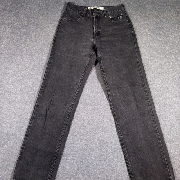 Harley-Davidson Other - Harley Davidson Jeans Mens 28x32 Black Denim Straight Leg Biker Motorcycle